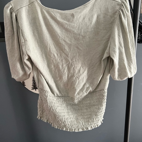 Abercrombie and fitch light green blouse size small - Picture 3 of 3